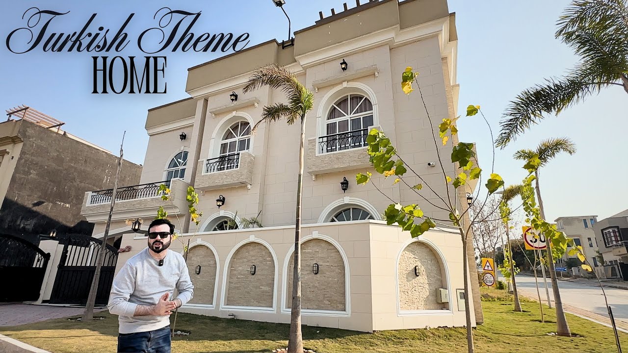 Turkish Theme 8.5 Marla Corner Luxury Home | Fully Furnished | Park Facing | Bahria Town Islamabad