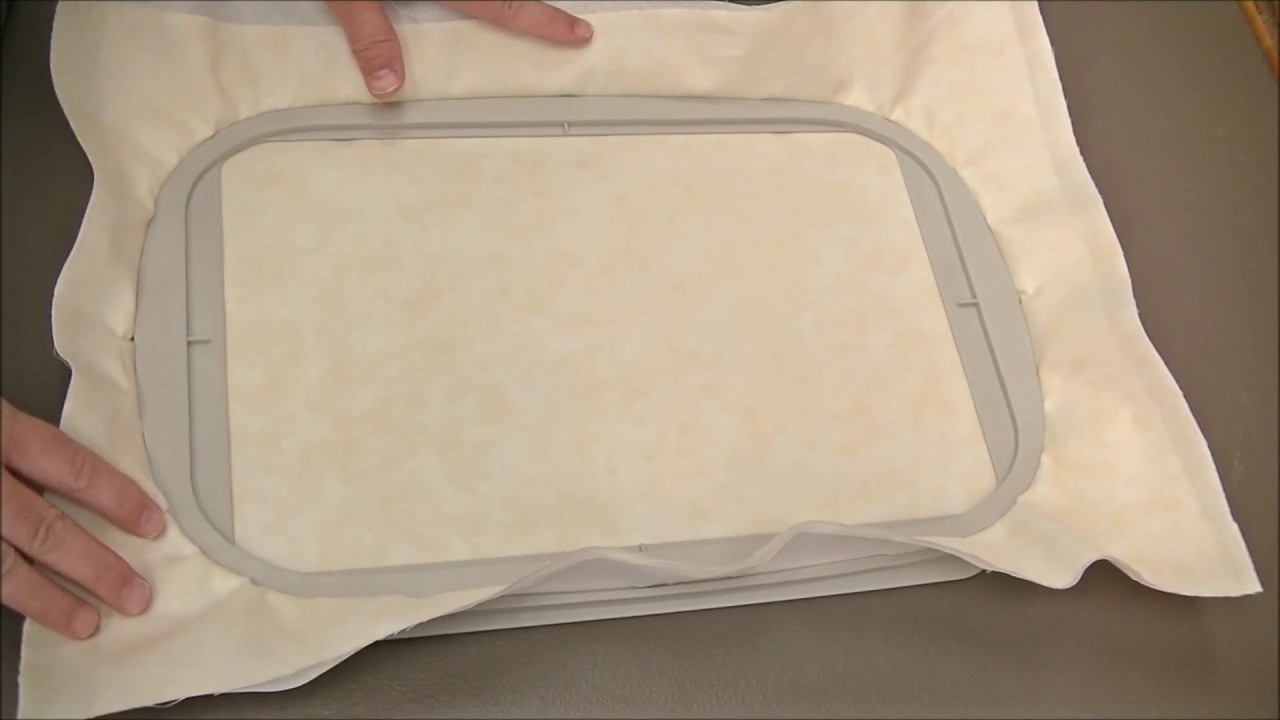 How to Hoop your Fabric for Machine Embroidering