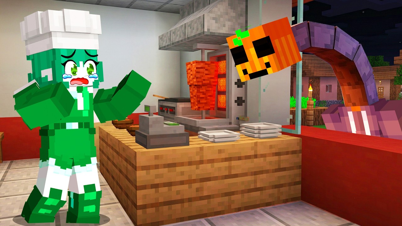ASUST&Eacute; a MI AMIGA en Su TRABAJO NOCTURNO en Minecraft!