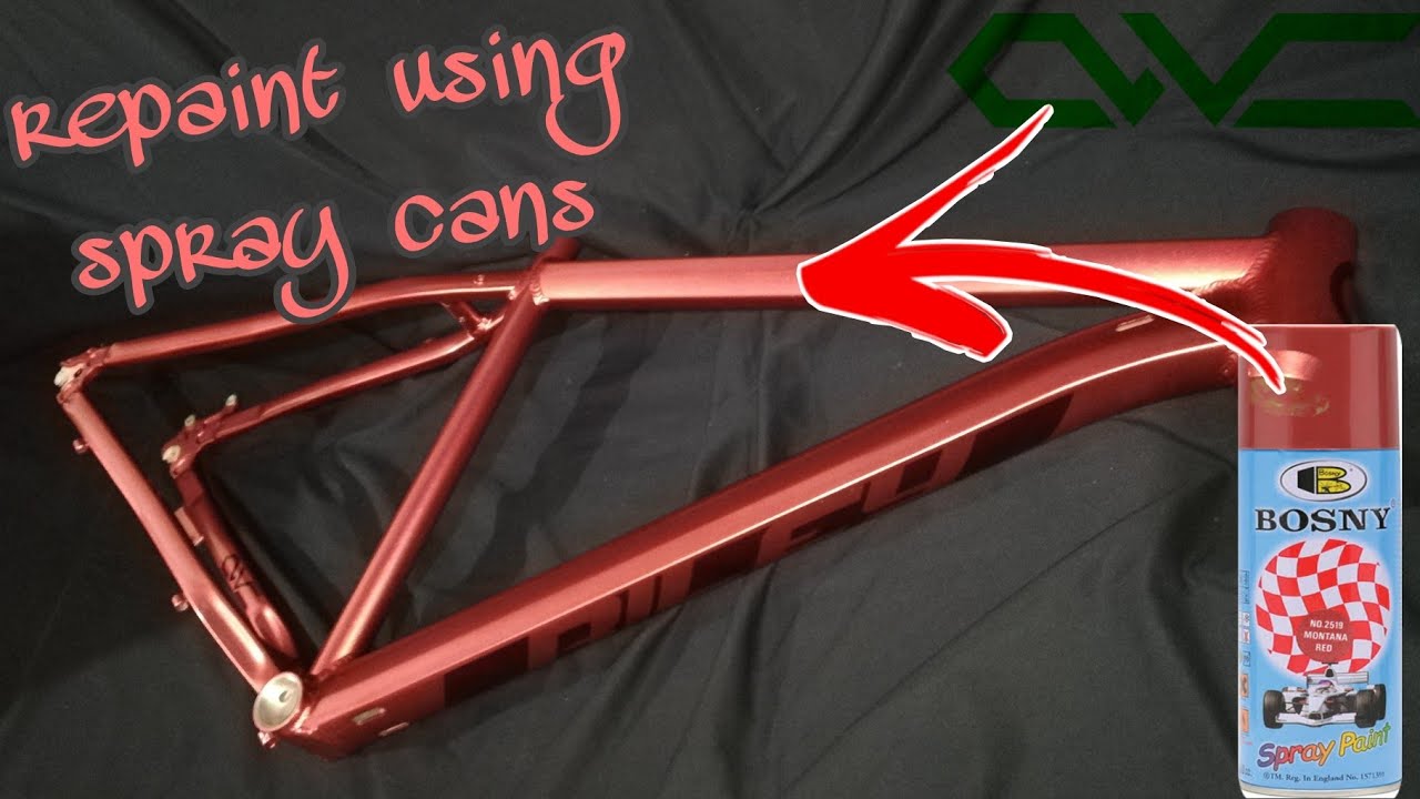 How To Repaint Montana Red Using Spray Cans / Bosny no. 2519 Montana Red