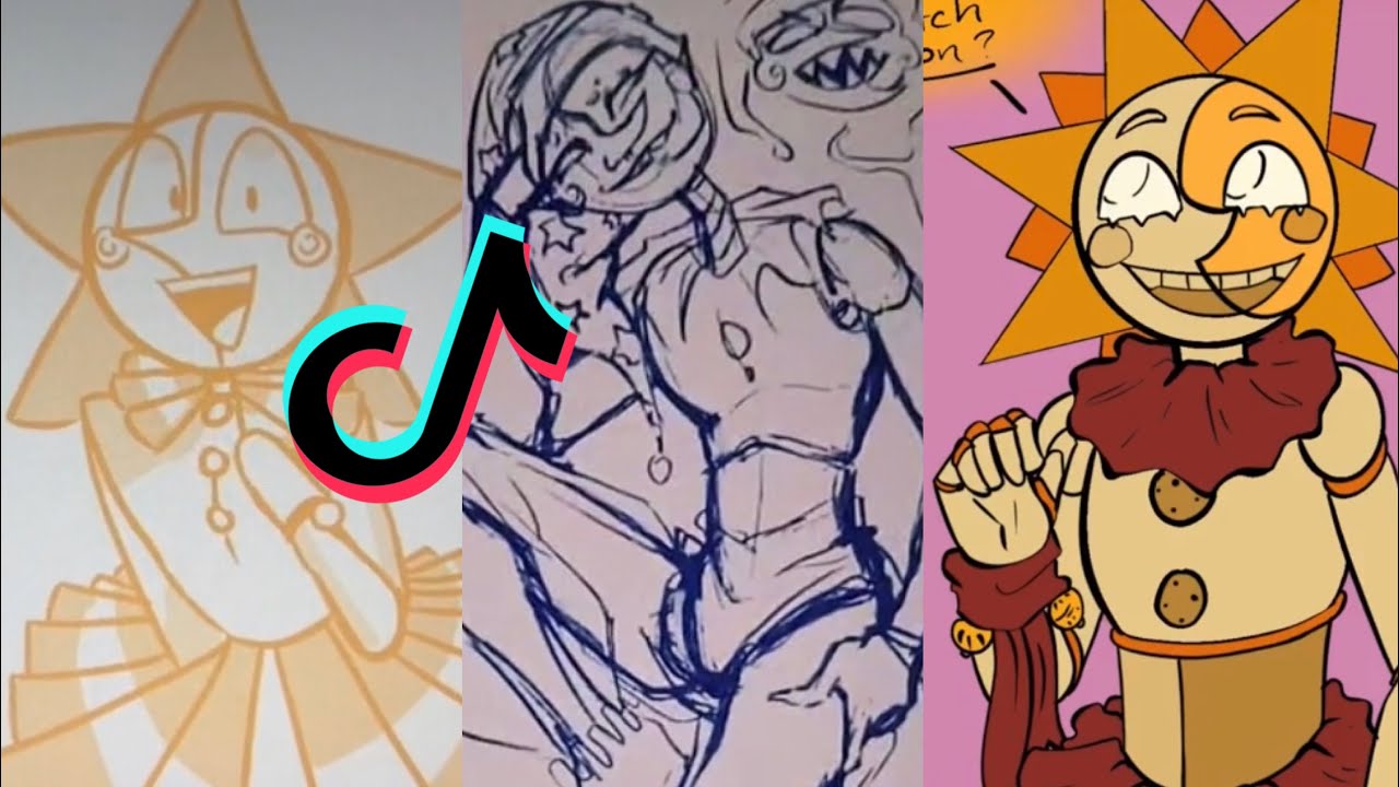 TikTok compilation for Sundrop and Moondrop simps fnaf: security breach #2
