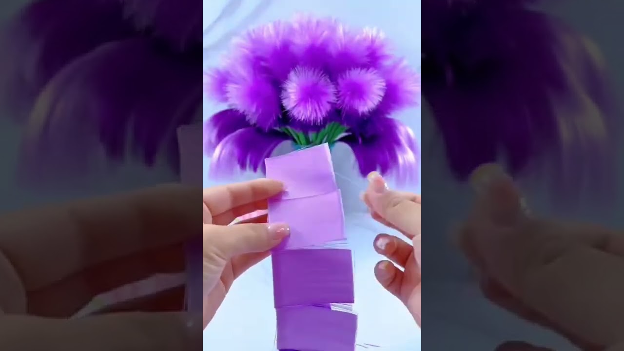 Como hacer flores con cinta de tela/Decoraci&oacute;n para el hogar #flores #decoracion #ideasdedecoracion