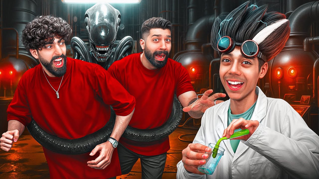 توی آزمایشگاه مخفی  گیر افتادیم😰🧪
