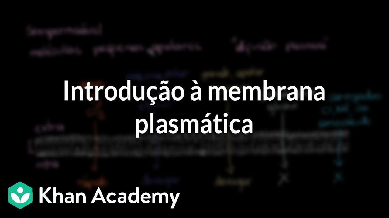 Introdução à membrana plasmática