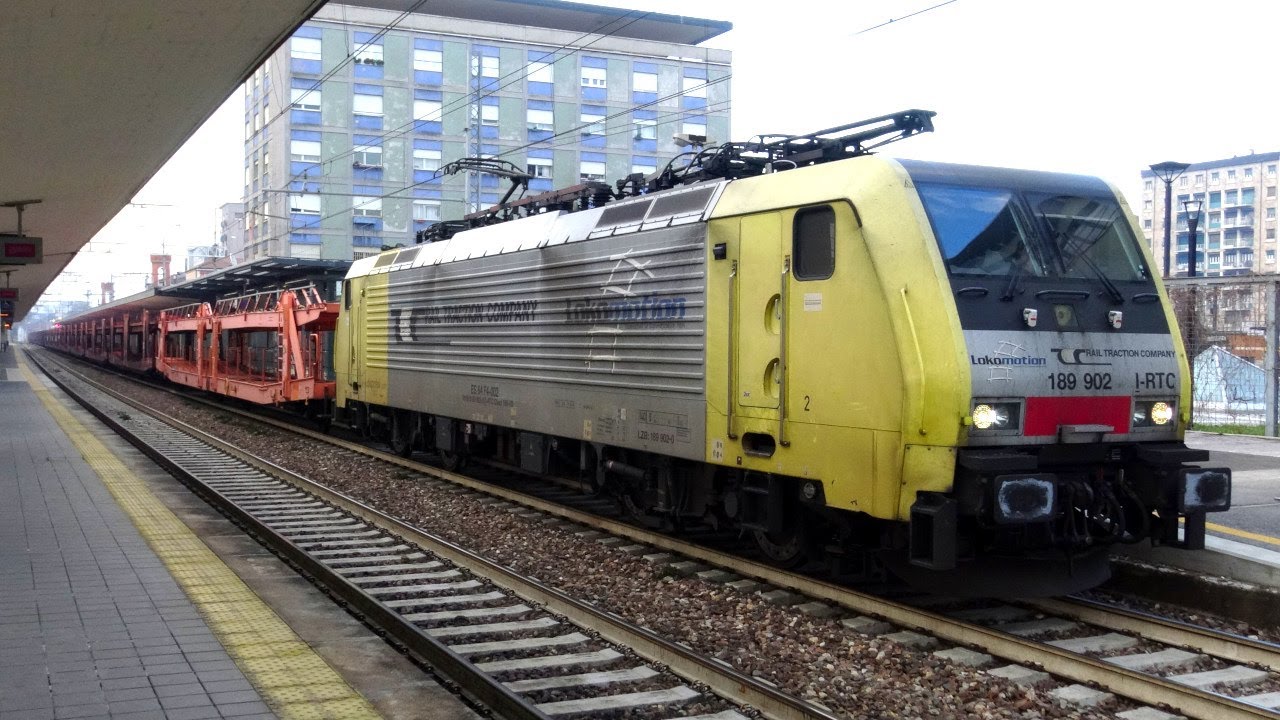 Treni in transito nei primi giorni del 2020 stazione di Brescia