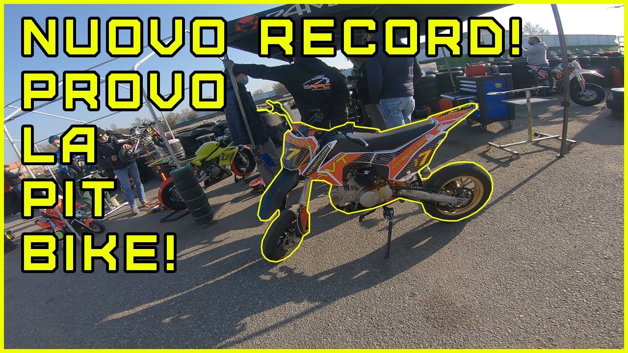 NUOVO RECORD & Provo la PIT BIKE!😱 Al Codogno Circuit