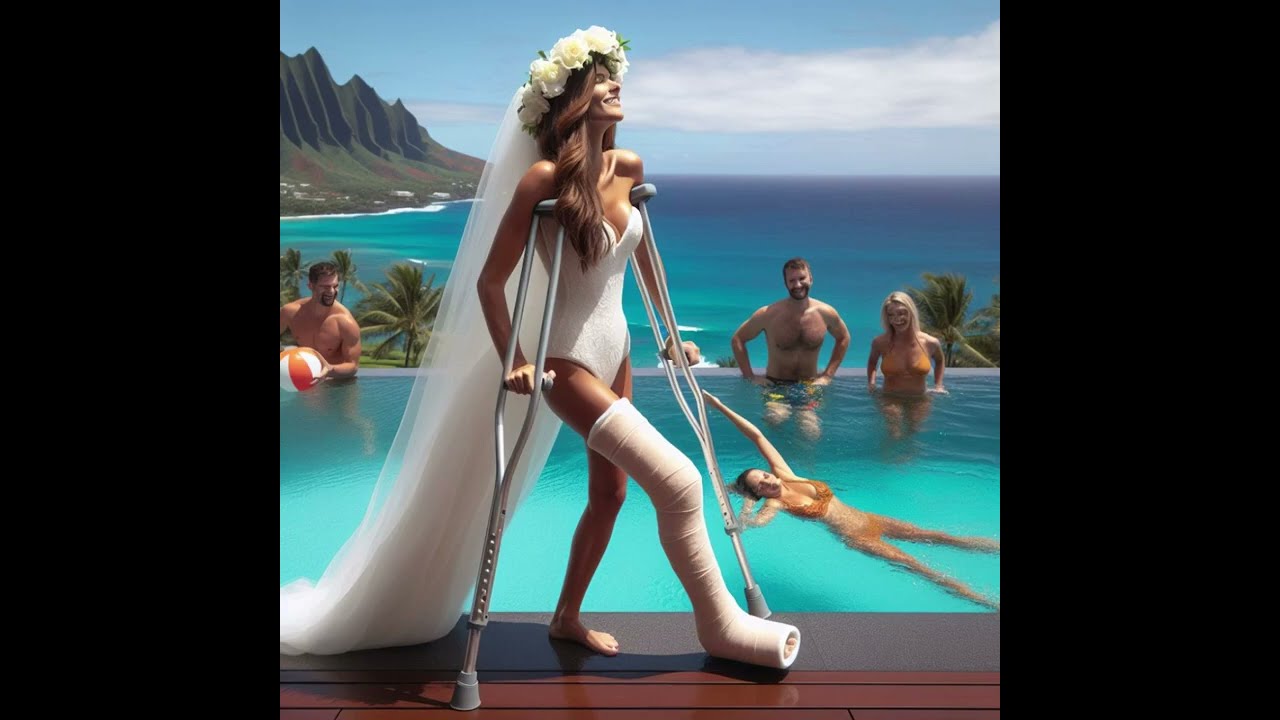 Getting Married in a Long Leg Cast