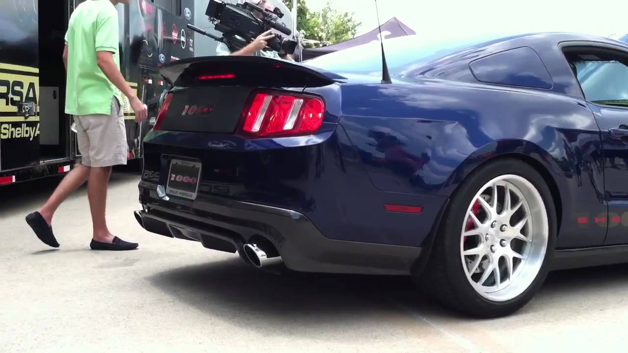 Shelby 1000 Start-up and Revs