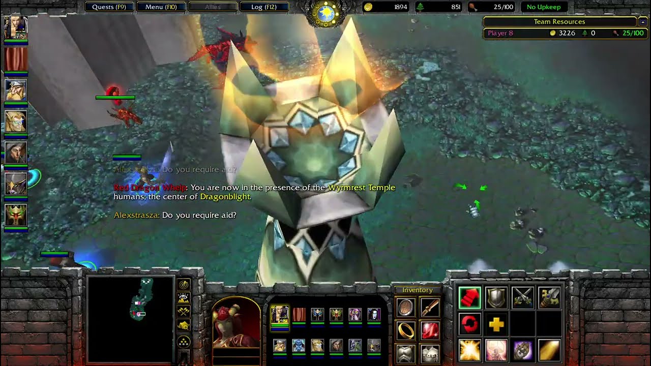 Warcraft 3 custom campaign: Wrath of the lich king (part 21) (old version) (No commentary)