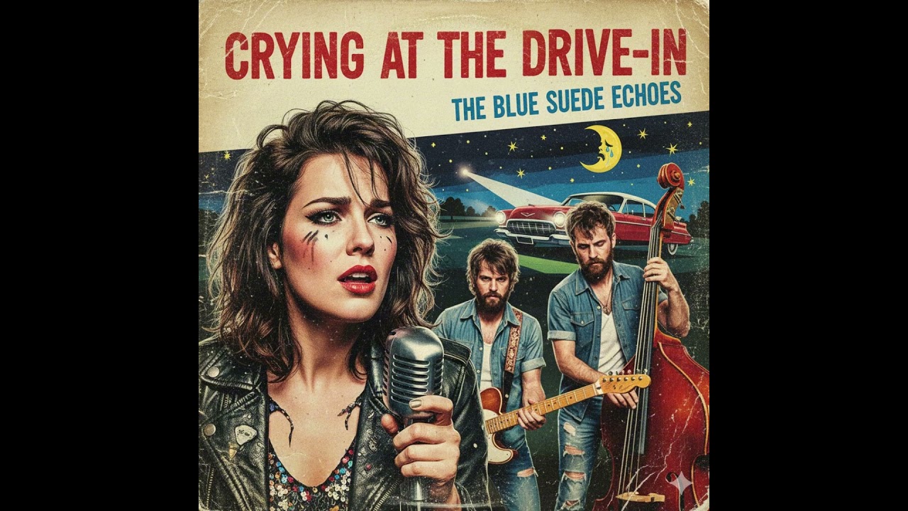 Crying at the Drive-In – Raucous 1950s Rockabilly Rocker | Wild Heartbreak, Twangy Guitar Jukebox 🎸