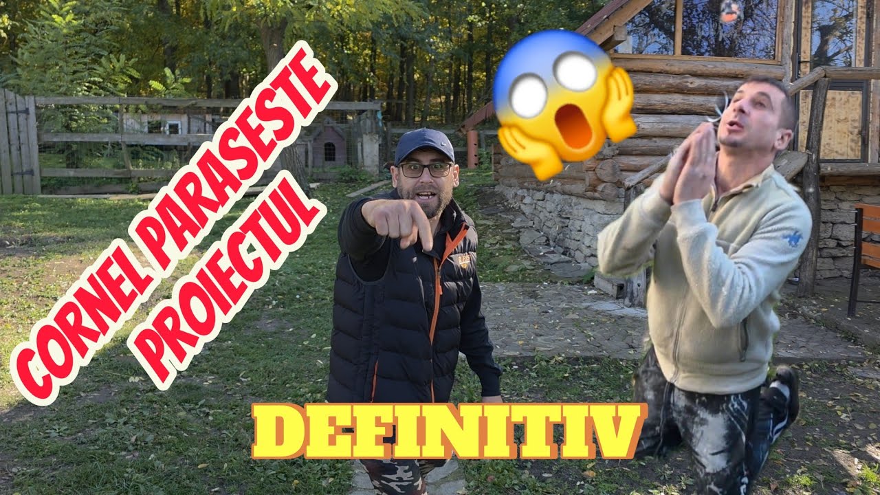Cornel părăsește proiectul !! S a supărat rău ! #casutadinpadure 