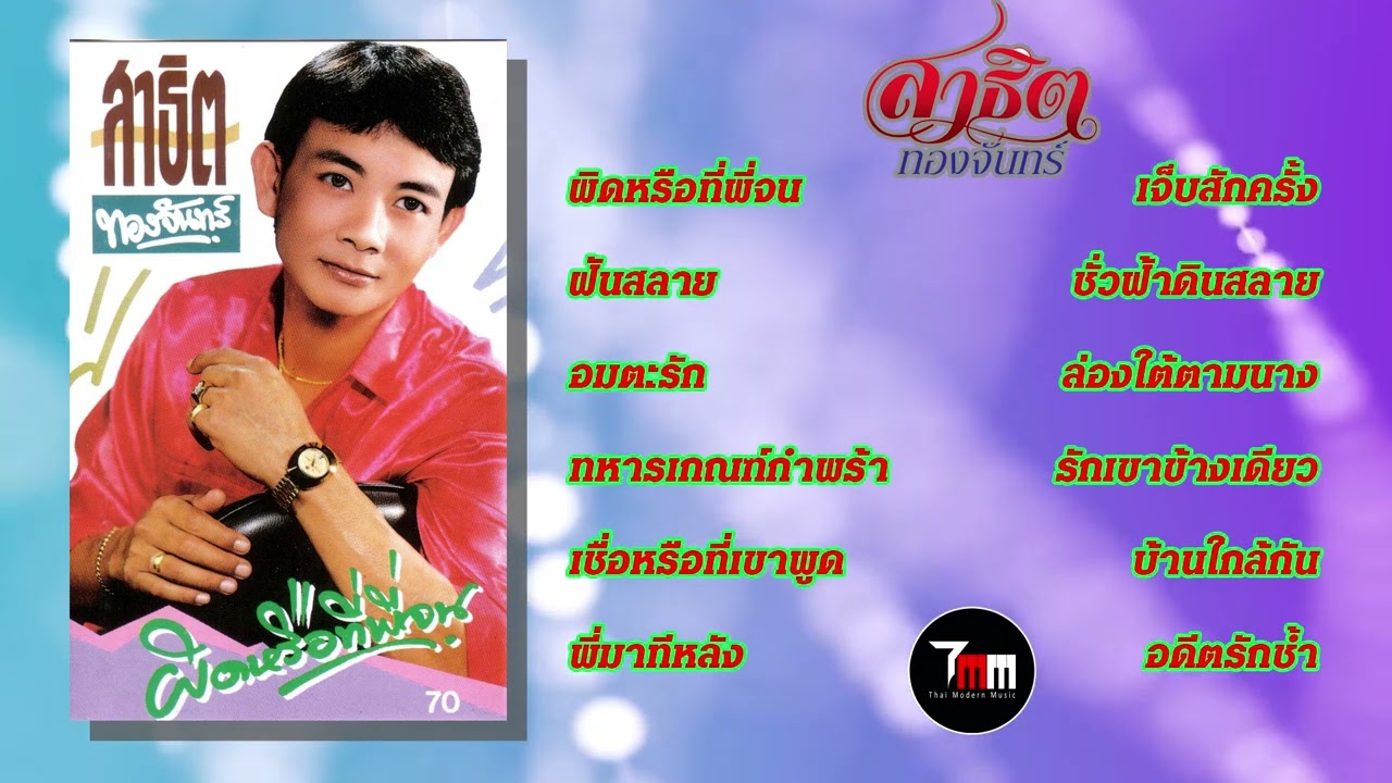 สาธิต ทองจันทร์ | ชุด 12 ผิดหรือที่พี่จน | ThaiModernMusic |【Original Album】