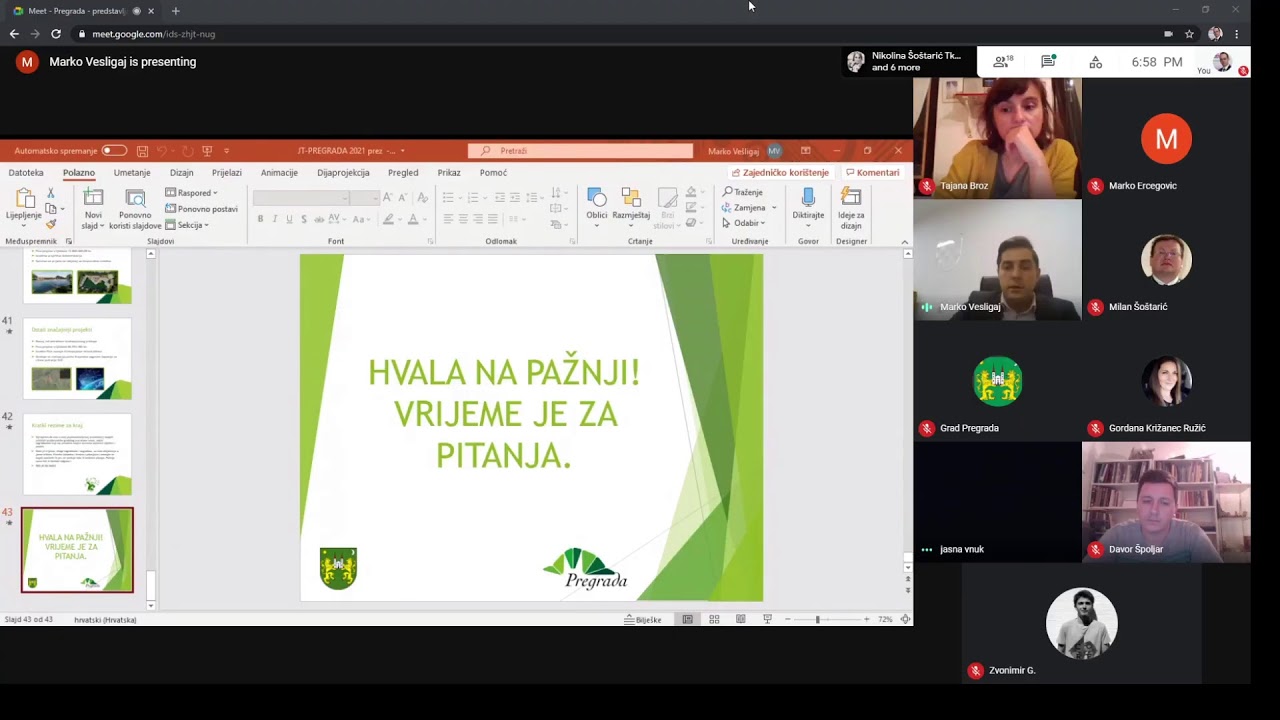 Javna tribina o prijedlogu proračuna Grada Pregrade za 2021. godinu