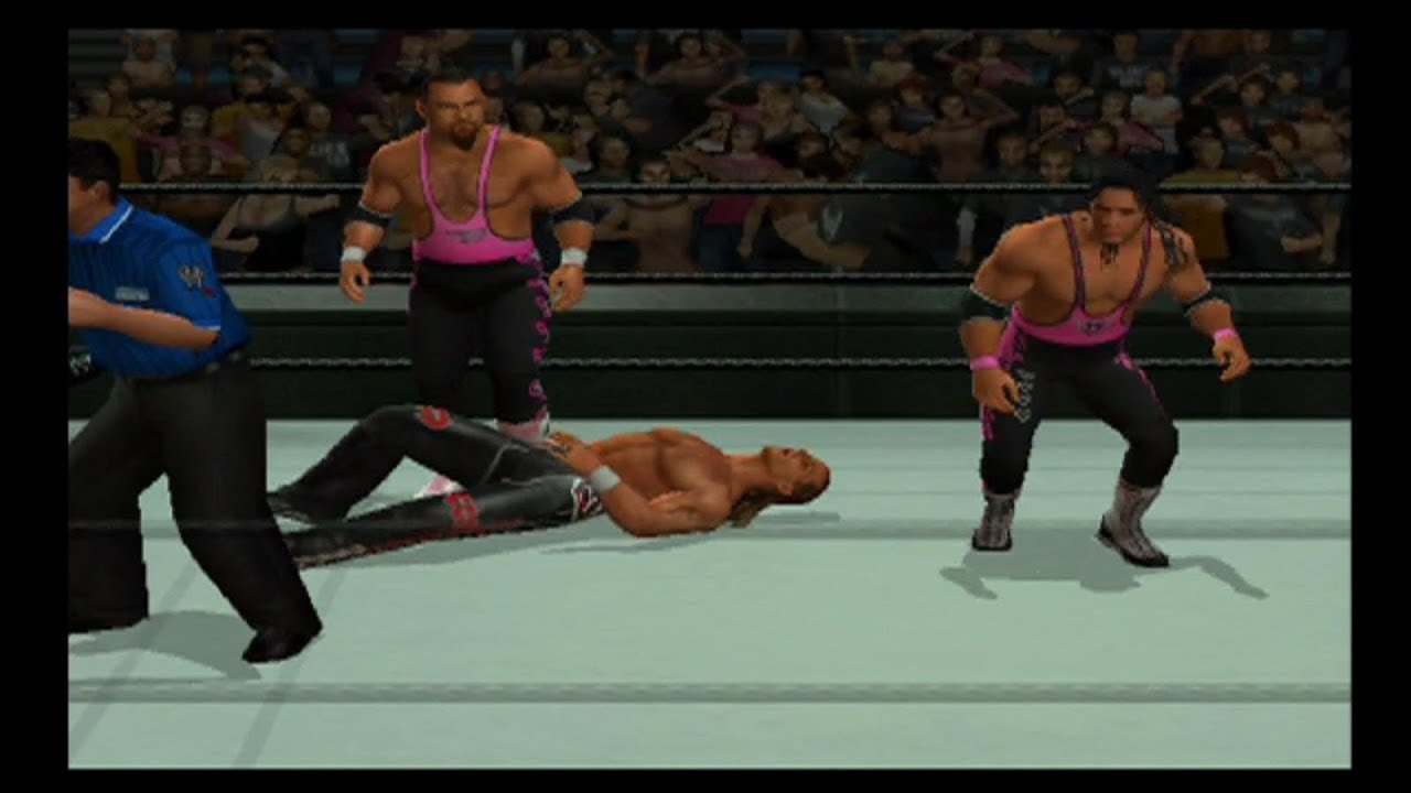Hart Foundation vs Shawn Michaels & Mr. Perfect (Tag) - WWE SVR 2007 (PS2)