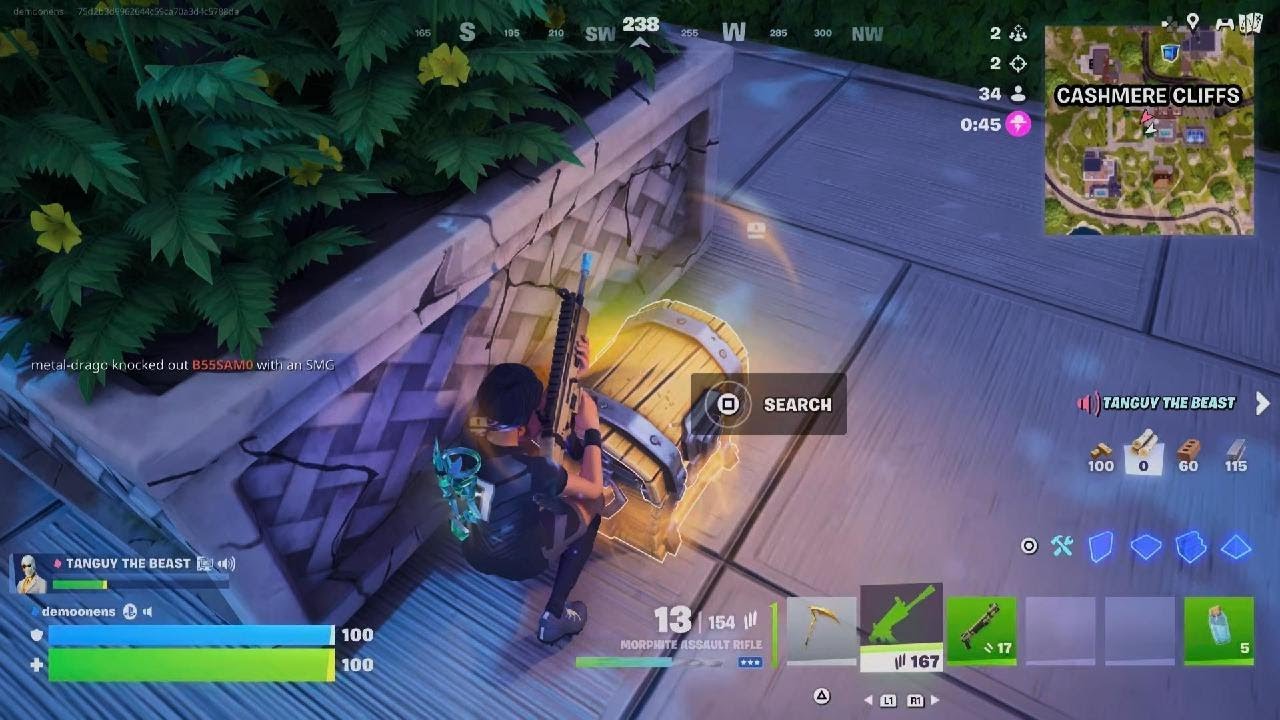 Fortnite met Tanguy the beast