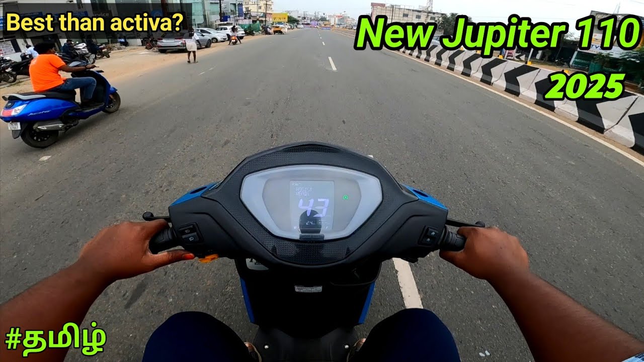 New Tvs Jupiter 110| 2025| BS7 OBD2B E20|Test ride review| 55+ kmpl mileage💥|Bluetooth|in தமிழ்