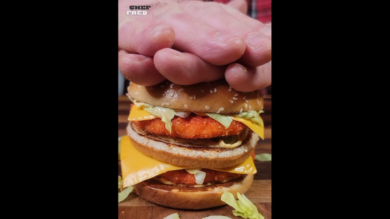 A Burger, Sub And A Dog Walk Into A Bar... 🤤 #bigmac #hotdog #subway #fastfood @albert_cancook