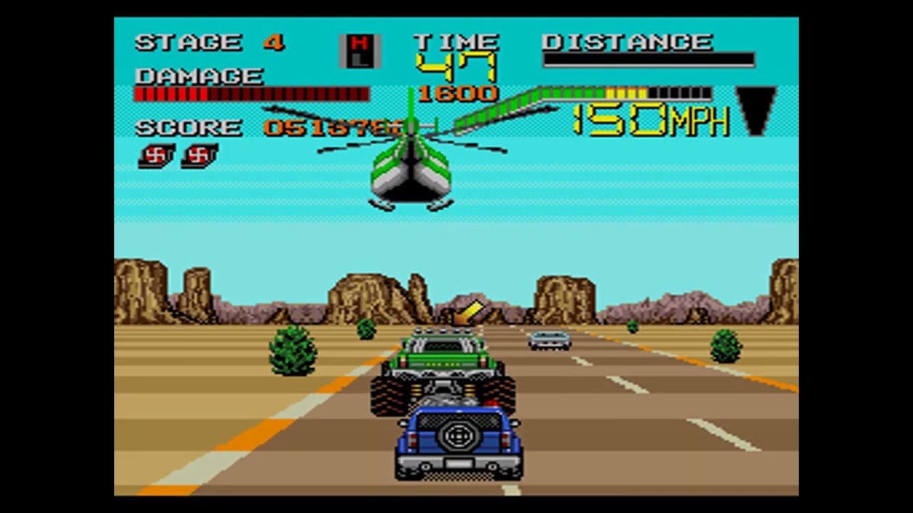 Super H.Q. - Mega Drive - Longplay