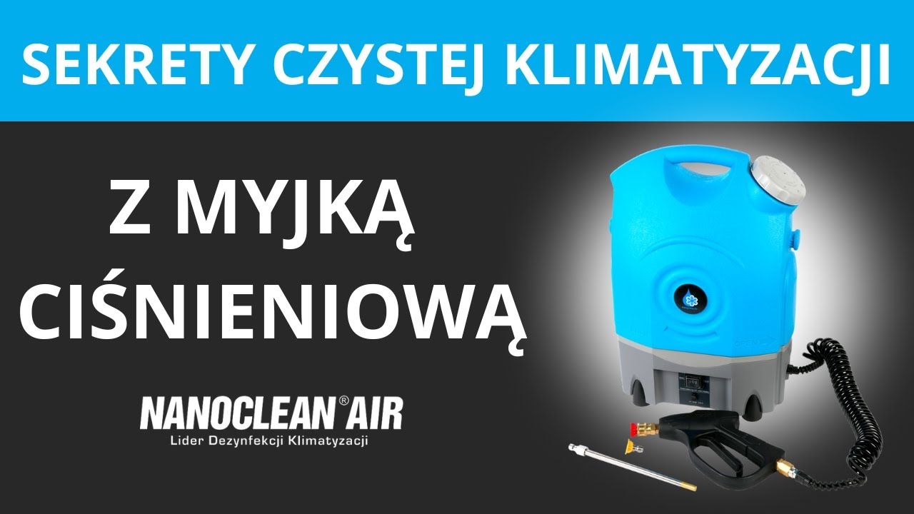 EasyPro Profesjonalna myjka ciśnieniowa do czyszczenia klimatyzacji. NANOCLEAN&reg; AIR