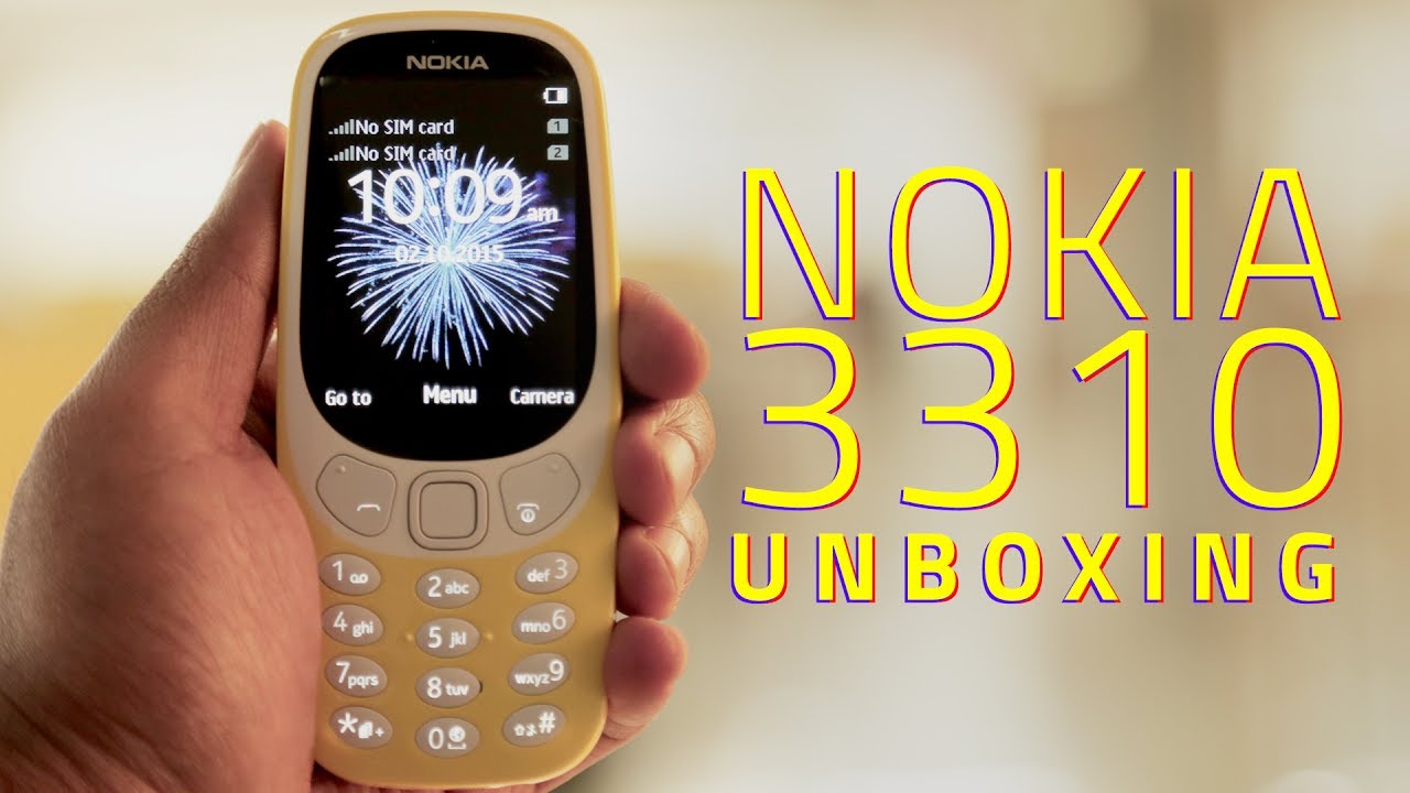 Nokia 3310 Unboxing and First Look