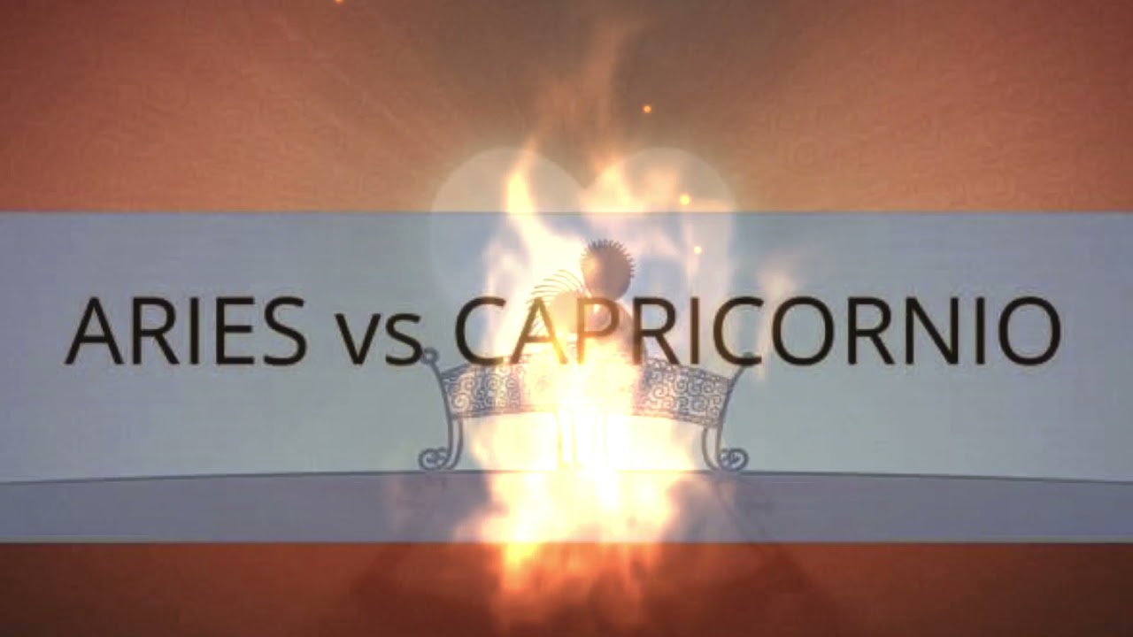 Mujer Aries Hombre Capricornio