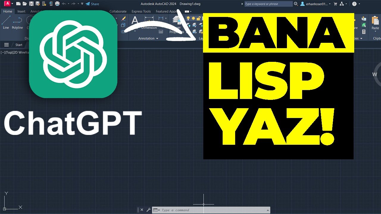 Уроки AutoCAD — написание AutoCAD Lispi с помощью ChatGPT | Автокад 2024