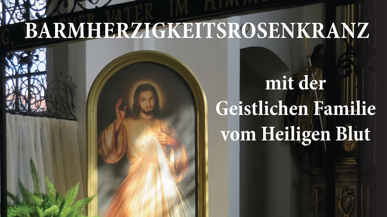 Barmherzigkeitsrosenkranz mit der Geistlichen Familie vom Heiligen Blut