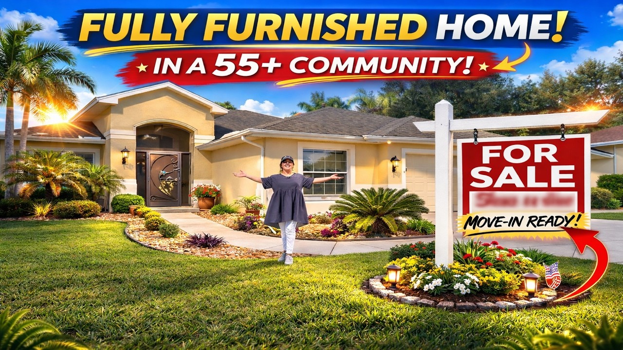 Being Sold FULLY FURNISHED! On A Lot Premium? Central Florida 55+