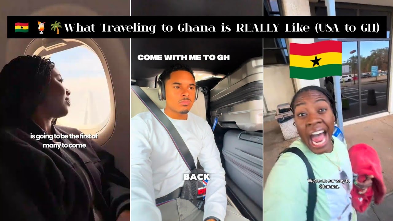 🇬🇭 🍹🌴​What Traveling to Ghana is REALLY Like (USA to GH)