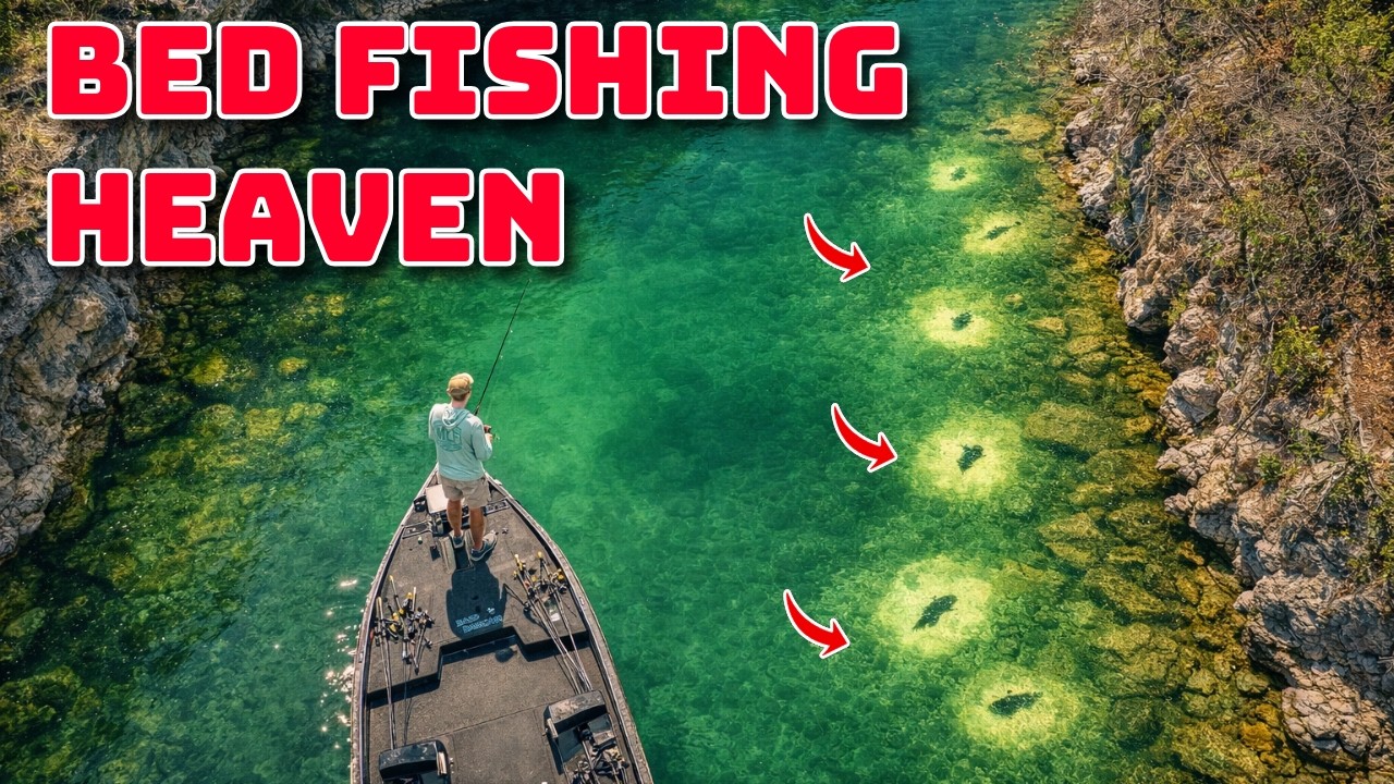 Sight Fishing GIANT Bass on My Home Lake - Whitney Day 1 (TrimmedUp S4E11)