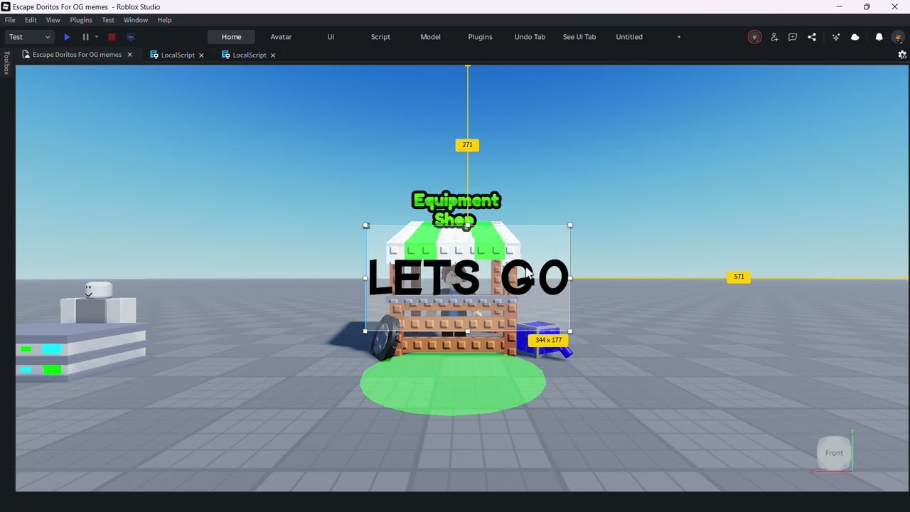 Touch Part for GUI Pop up (FREE MODEL)