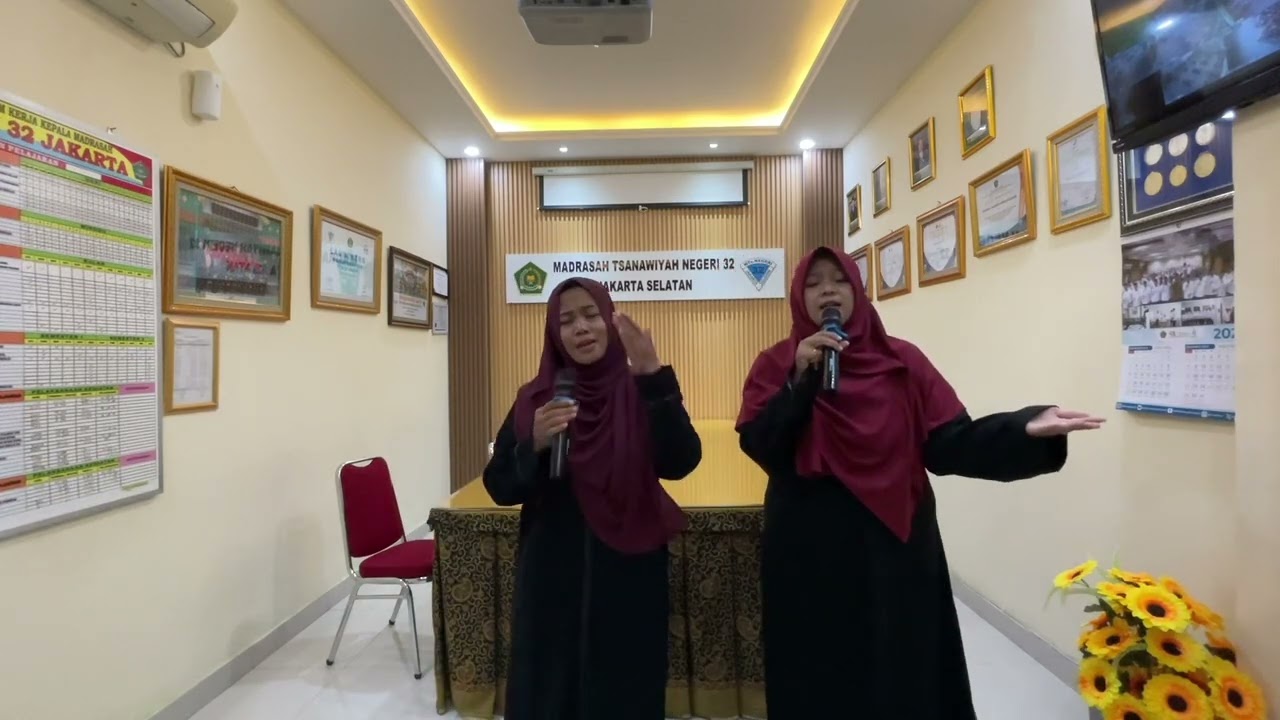 Damailah Palestina Cover Guru MtsN 32 Jakarta #habkemenag #bintangvokalis