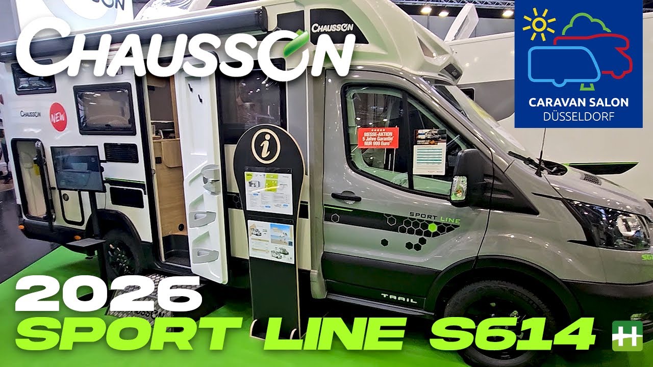 Салон Караванов Дюссельдорф 2025 | 2026 Chausson Sport Line S614 | Влог на автодоме