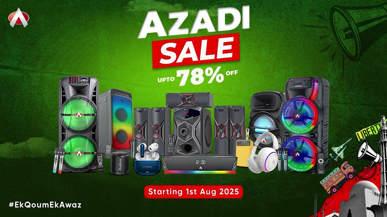 Audionic Azadi Sale Starting 1st August 2025