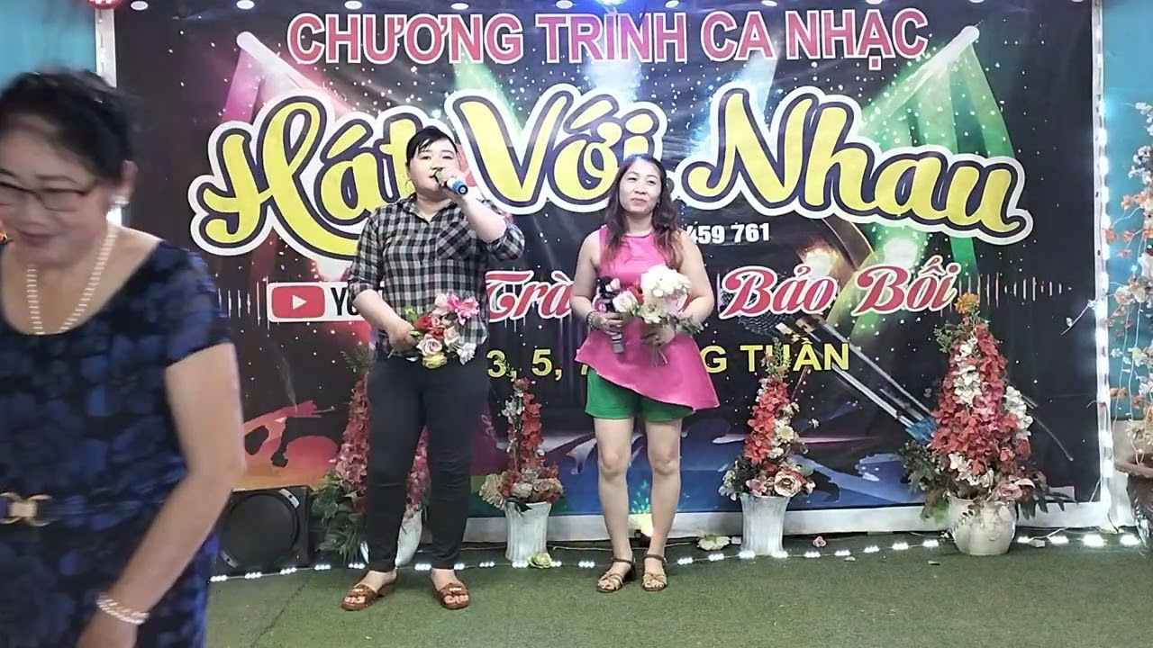 Moi duyên quê st khánh bang trình bày chị Oanh & chị Loan song ca 