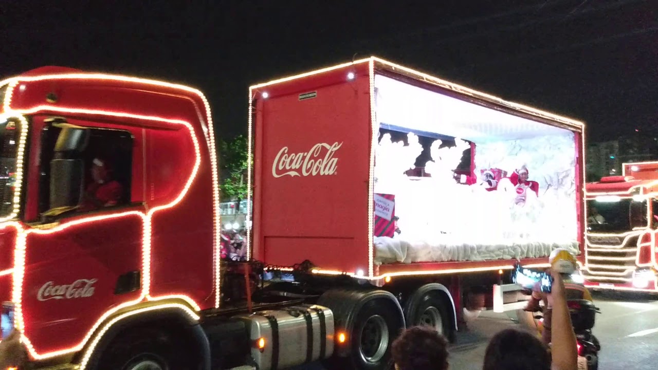 Caravana da Coca-Cola em São Vicente