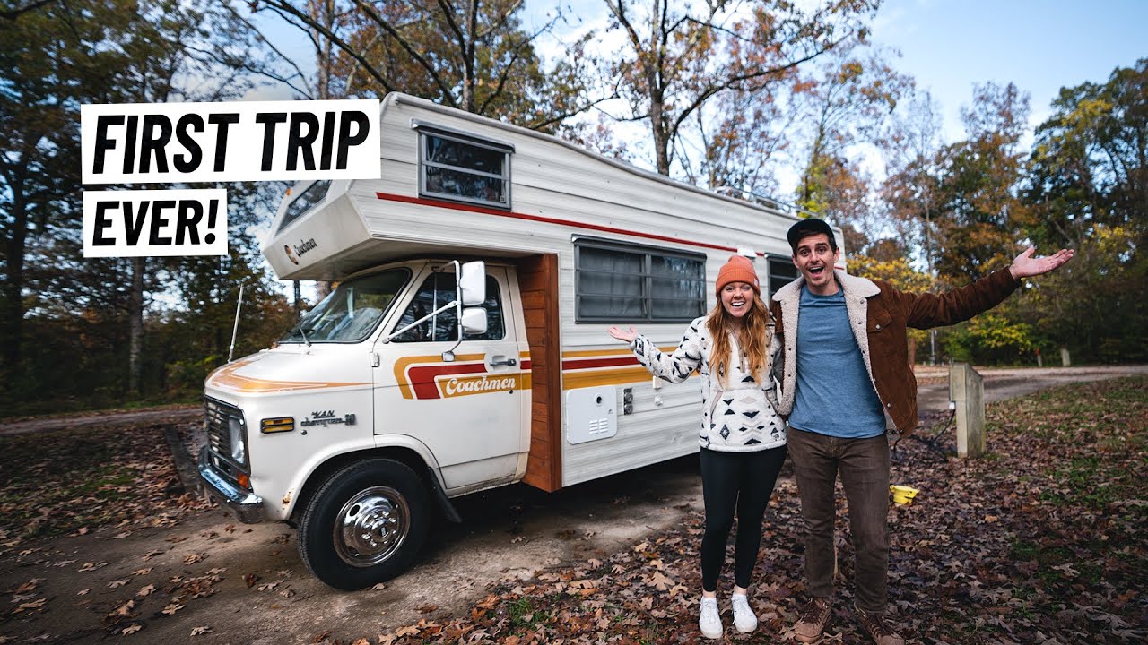 Spending the FIRST NIGHT In Our Custom Built RV!