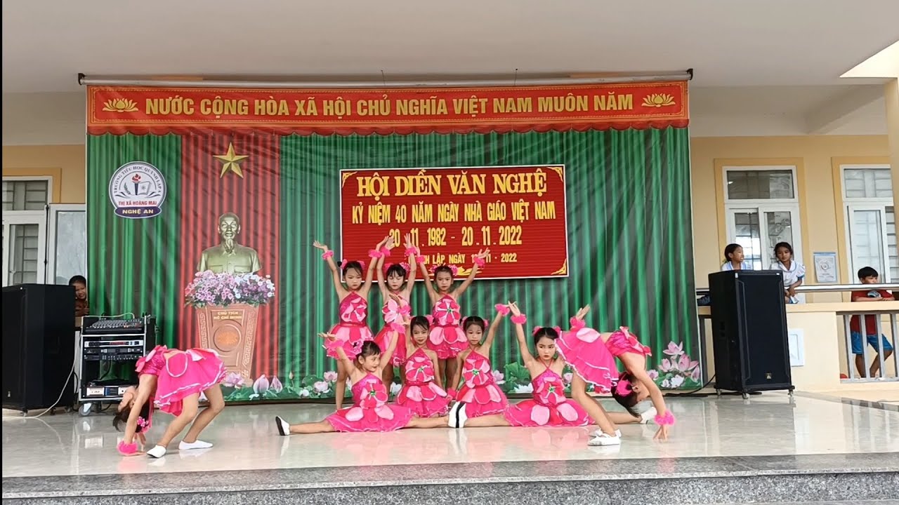 nhảy liên khúc vui đến trường  trường tiểu học quỳnh lập