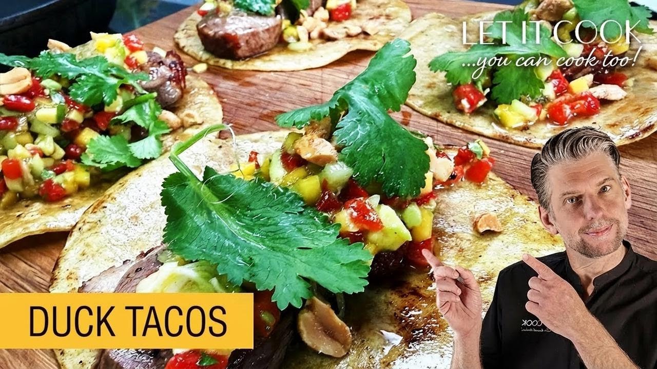 Duck Breast Mango Tacos