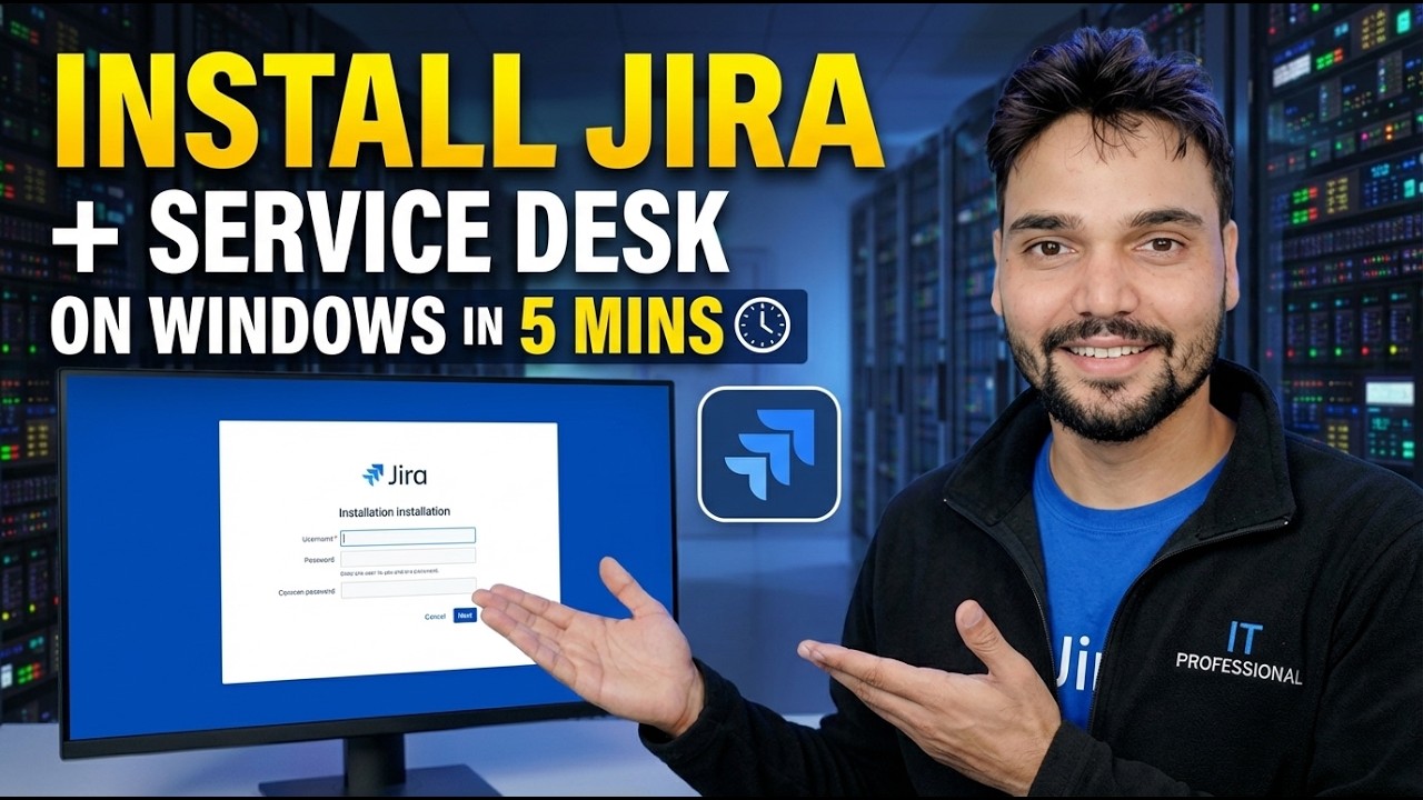 Install JIRA SERVER + SERVICE DESK on windows in 5 MINS | Full Installation & Configuration 2025