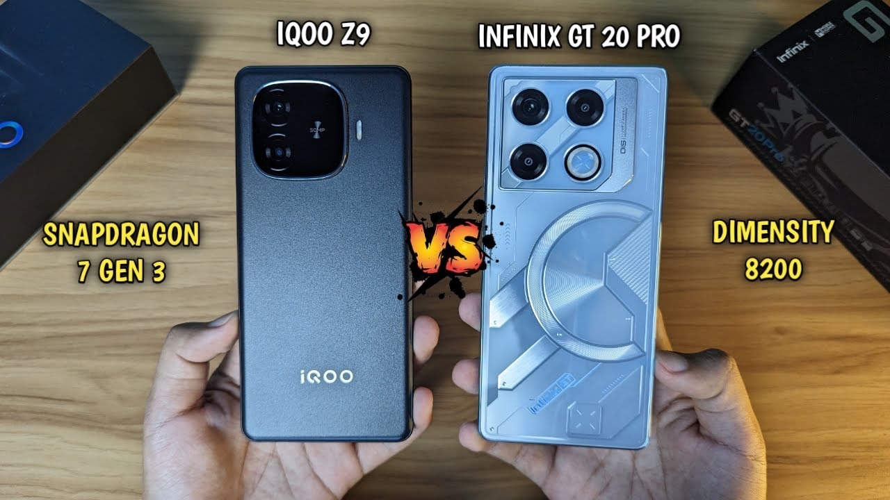 JANGAN SALAH PILIH! IQOO Z9 vs INFINIX GT 20 PRO - Speed Test + Gaming Test