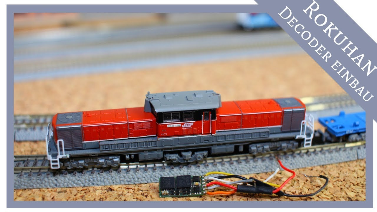 Modelleisenbahn digitalisieren   Rokuhan Lok Decoder einbauen   Spur Z Digital