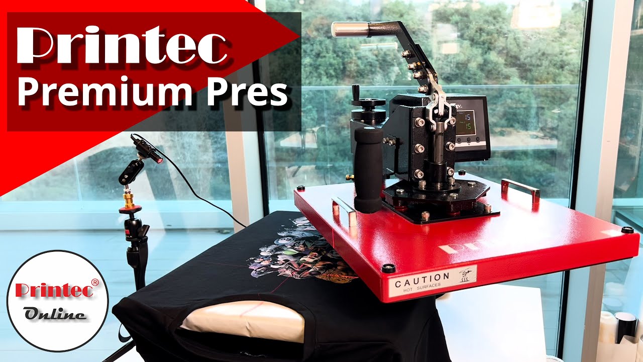 Printec Premium Transfer Presi ve Lazer Hizalama Opsiyonu