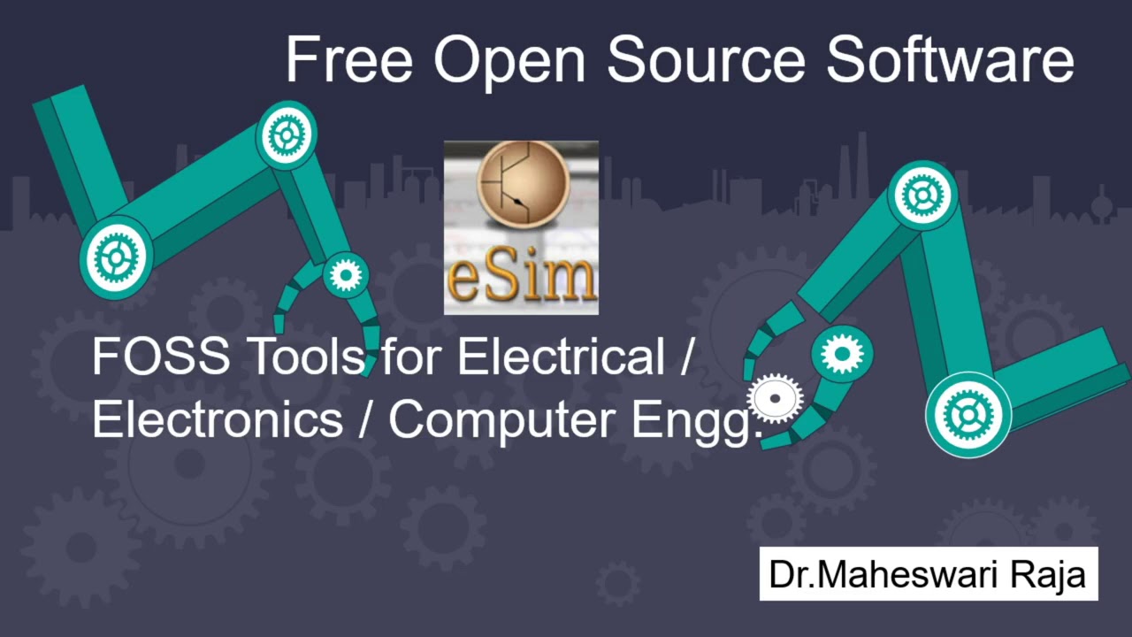 eSim open source electronics software simulator. How to worl on it