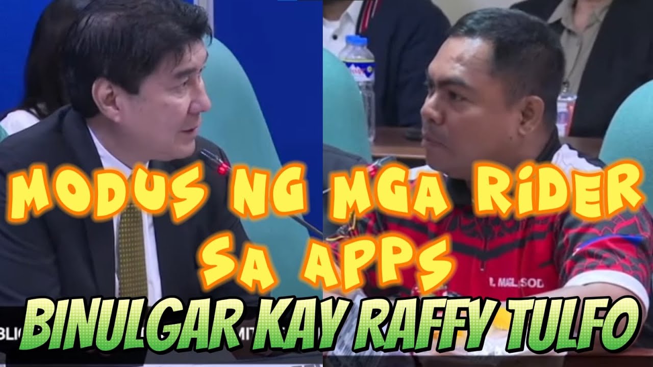 MODUS NG MGA RIDER BINULGAR KAY SEN RAFFY TULFO