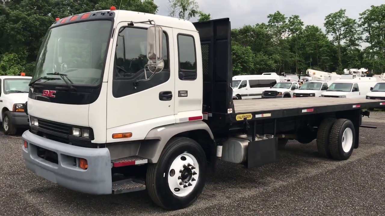 Lewis Motor Company - 2006 GMC T7500 24’ Flatbed Diesel 15K Miles for sale on eBay!