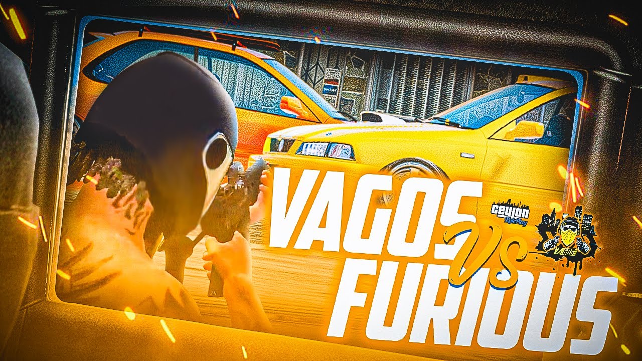 VAGOS 💛 Vs 🧡 FURIOUS  | GANG Fight Full Situation 🌪⚡️ | CeylonRP