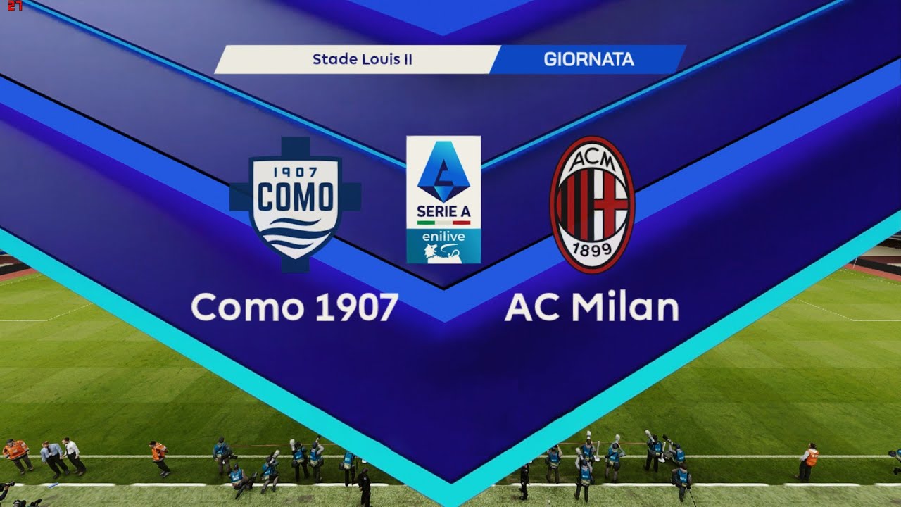 COMO VS AC MILAN  (SIMULATED REALITY)