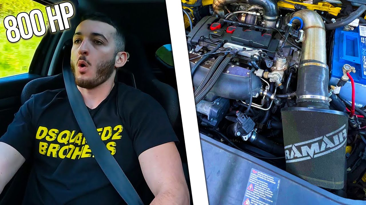 800 CH DANS UNE GOLF 5 GTI 🚀 !! La plus puissante de FRANCE 😈🔥