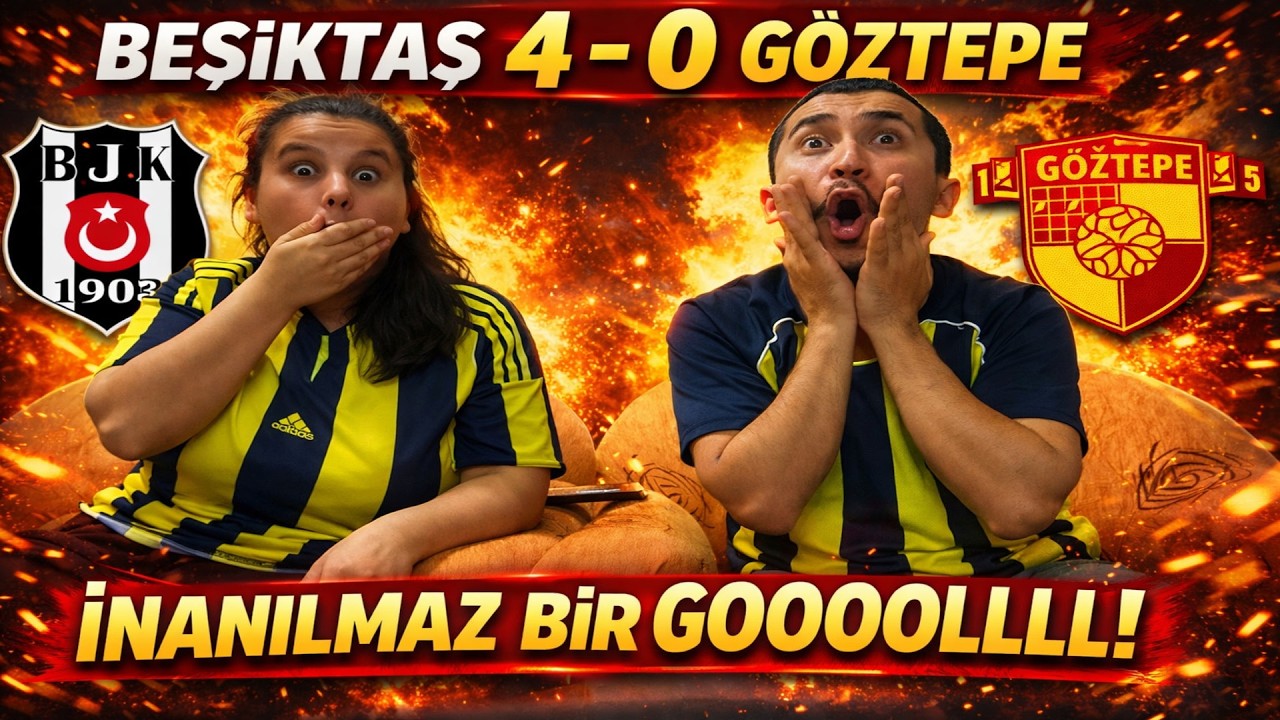 BEŞİKTAŞ VS GÖZTEPE! ŞOV VAR ŞOV! TRENDYOL SÜPER LİG 23 HAFTA